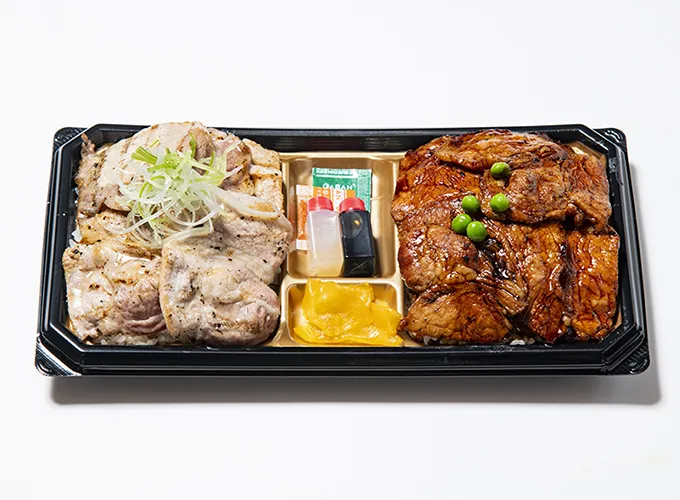 デラックスハーフ＆ハーフ豚丼弁当