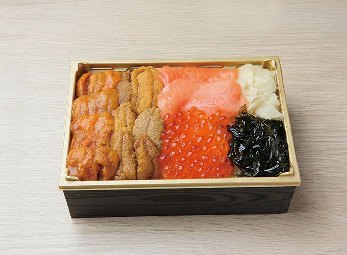 ムラサキうに・バフンうに食べ比べ海鮮弁当