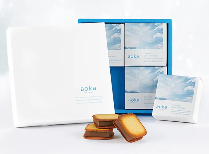 キャラメルチョコレートサンド4個入り