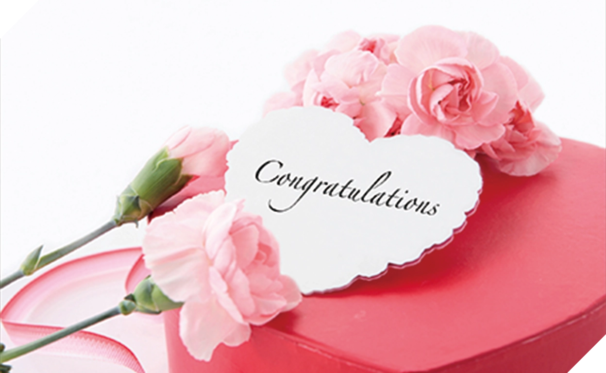 結婚お祝いを贈る