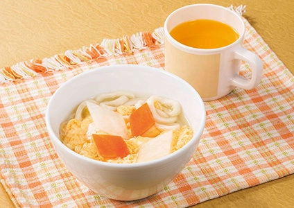 玉子と野菜のおうどん